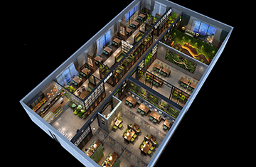 鄭州餐飲設(shè)計(jì)——三華科技餐廳