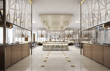 鄭州餐飲設(shè)計——星級酒店自助餐廳設(shè)計