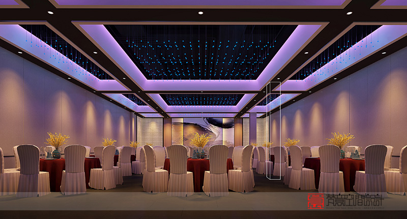 餐廳裝修設計案例,餐廳宴會廳設計