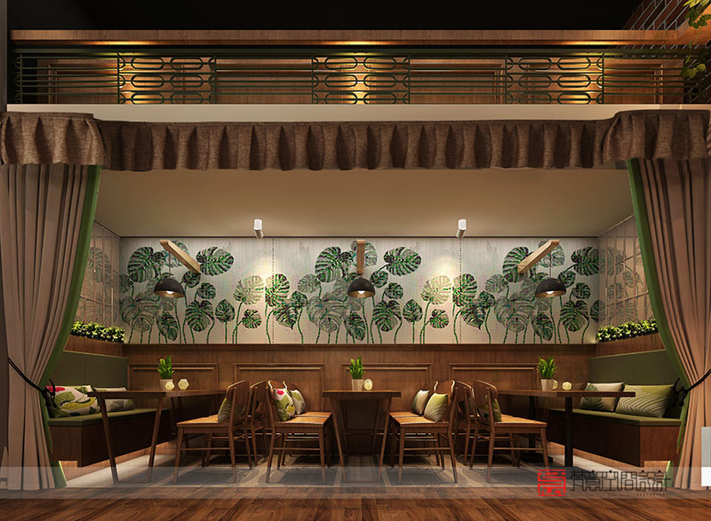 散座區(qū)角度