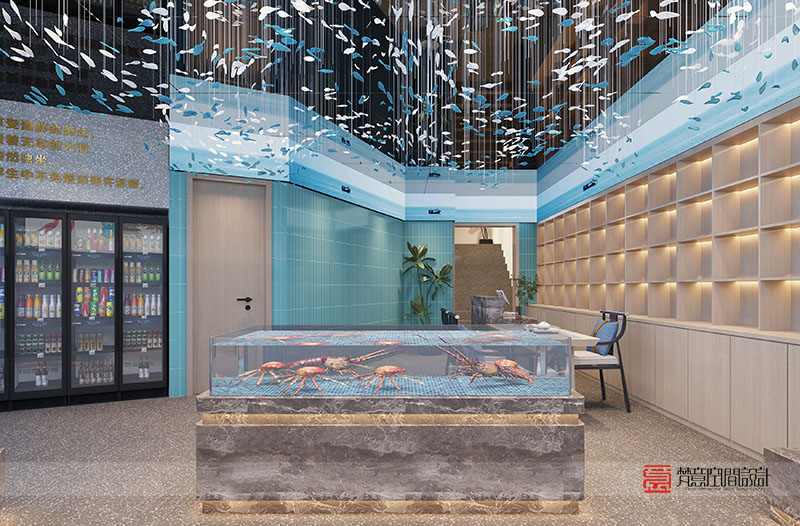 鄭州閩味軒海鮮餐廳設計