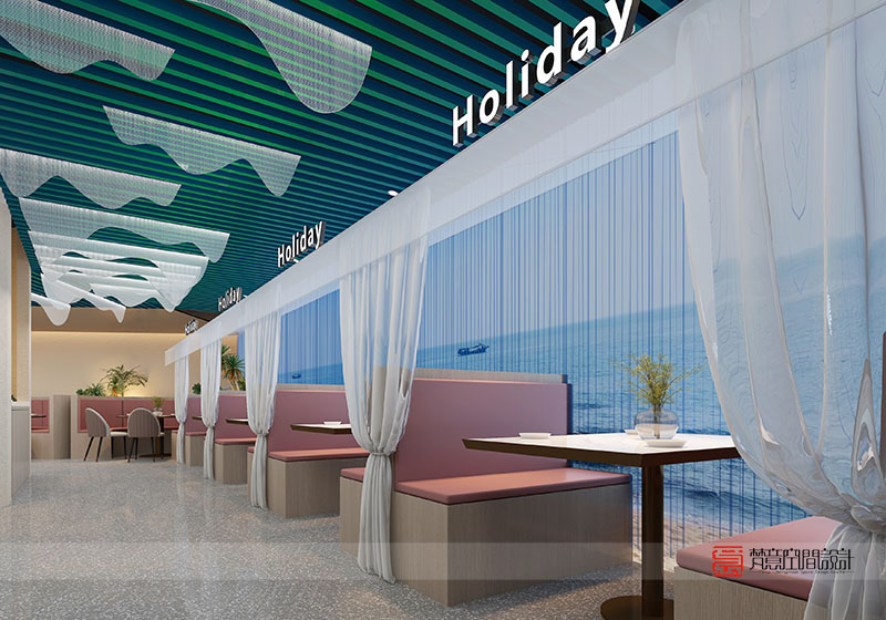 鄭州閩味軒海鮮餐廳設計