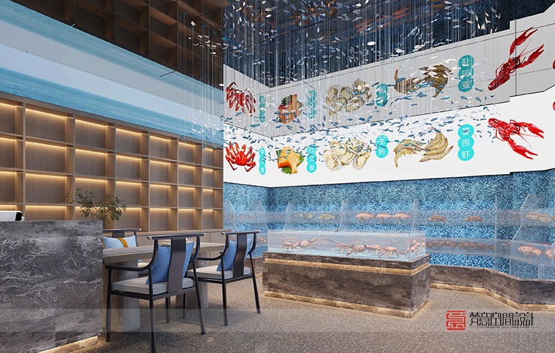 鄭州閩味軒海鮮餐廳設計