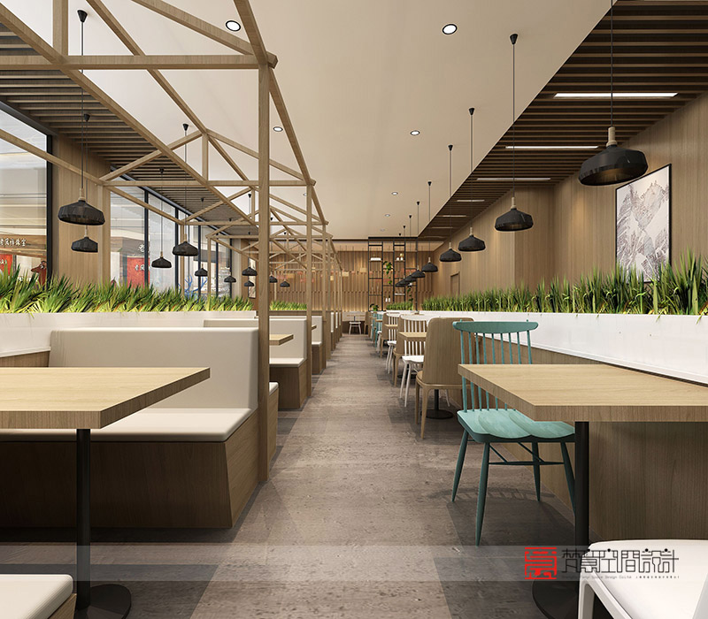 鄭州餐飲設計——龍子湖員工餐廳設計