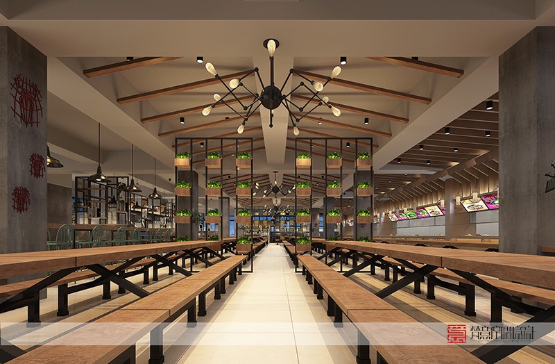 鄭州餐飲設(shè)計(jì)—河南牧業(yè)經(jīng)濟(jì)學(xué)院餐廳
