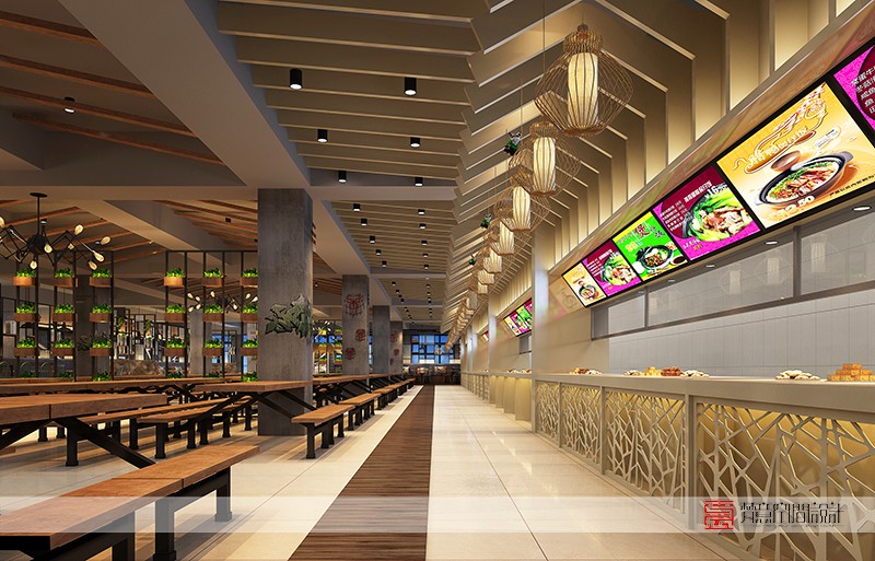 鄭州餐飲設(shè)計(jì)—河南牧業(yè)經(jīng)濟(jì)學(xué)院餐廳