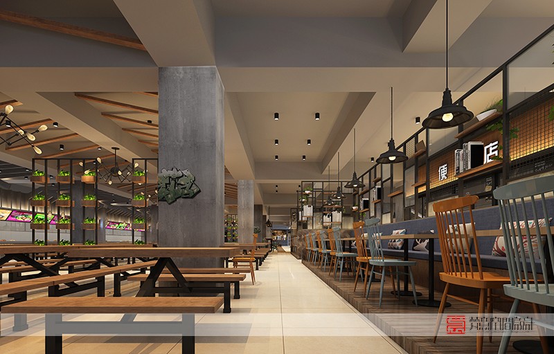 鄭州餐飲設(shè)計(jì)—河南牧業(yè)經(jīng)濟(jì)學(xué)院餐廳