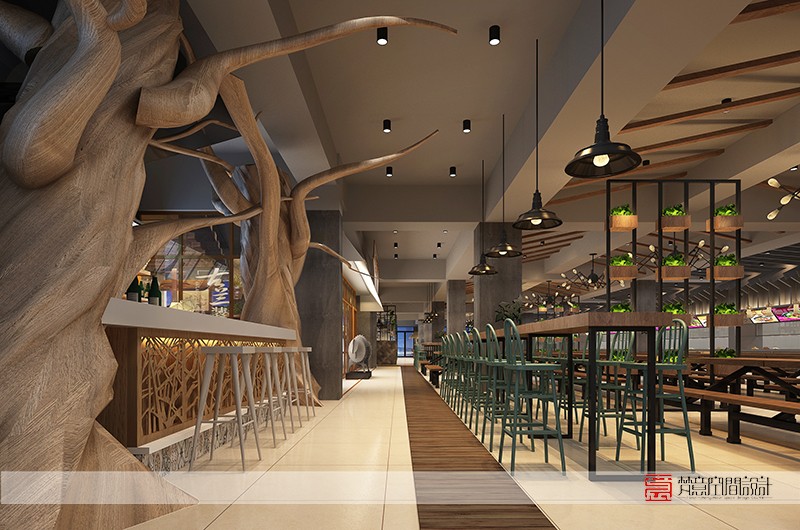 鄭州餐飲設(shè)計(jì)—河南牧業(yè)經(jīng)濟(jì)學(xué)院餐廳