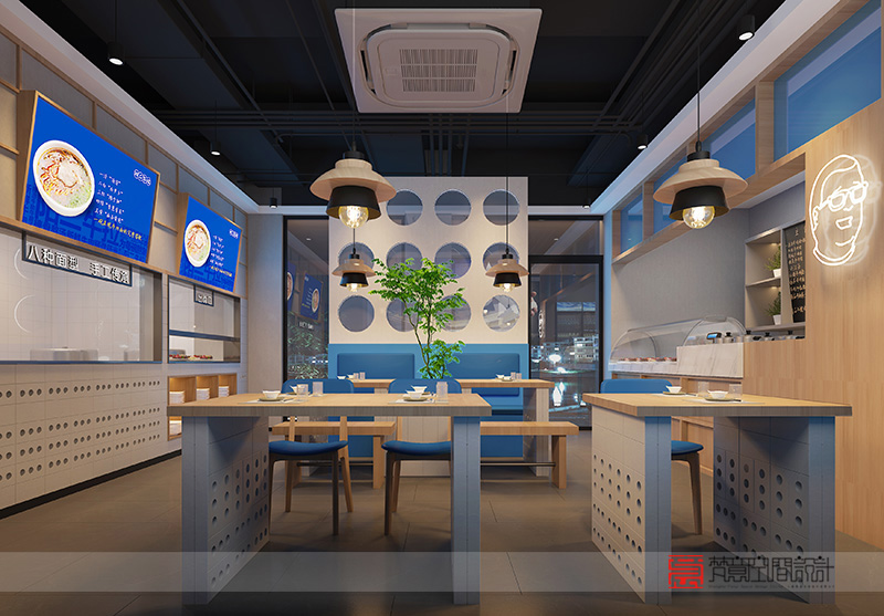 鄭州餐飲設(shè)計——陽二牛拉面店 鄭州餐飲設(shè)計——陽二牛拉面店