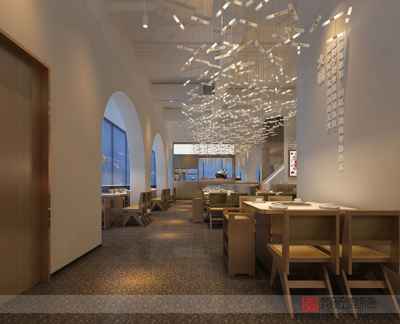 鄭州餐飲設(shè)計——周口火鍋店 鄭州餐飲設(shè)計——周口火鍋店