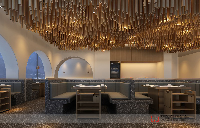 鄭州餐飲設(shè)計——周口火鍋店 鄭州餐飲設(shè)計——周口火鍋店