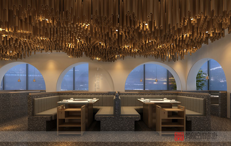 鄭州餐飲設(shè)計——周口火鍋店 鄭州餐飲設(shè)計——周口火鍋店