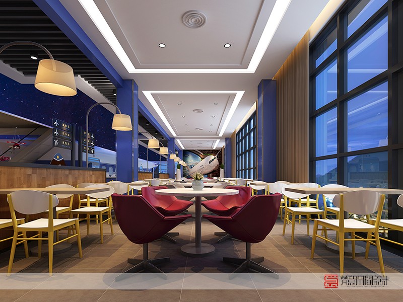 鄭州餐飲設(shè)計(jì)——鄭州航院餐廳