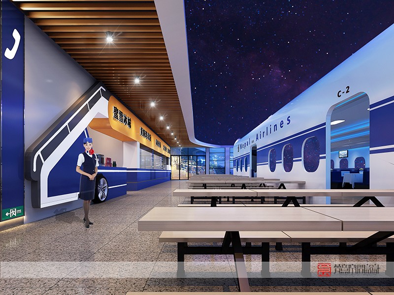 鄭州餐飲設(shè)計(jì)——鄭州航院餐廳