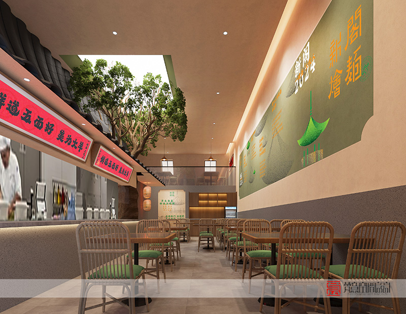 鄭州餐飲設計——新閣燴面店 鄭州餐飲設計——新閣燴面店