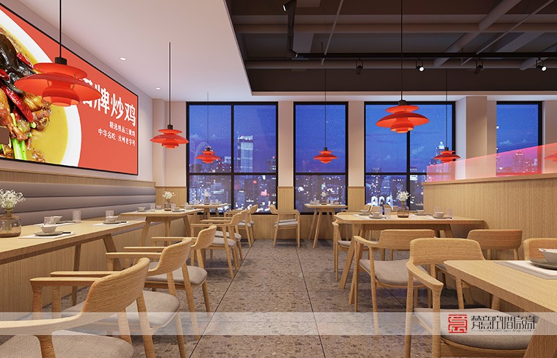 鄭州餐飲設計——洛陽炒雞店設計