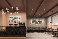 當(dāng)書遇上咖啡，鄭州咖啡廳裝修設(shè)計(jì)