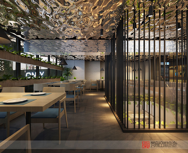 鄭州工業(yè)風餐廳照明設計