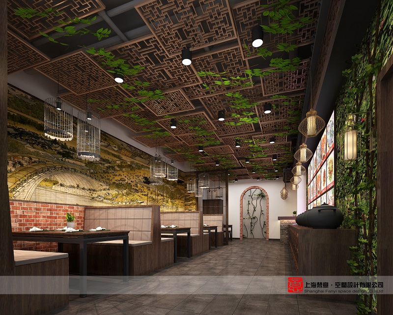 中式海鮮餐廳設計