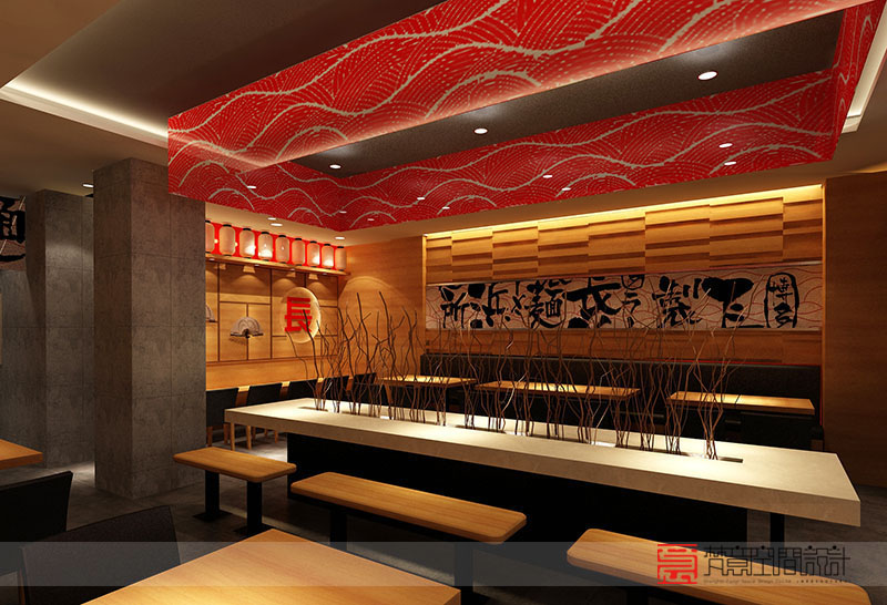 日式餐廳設計,日式拉面店設計