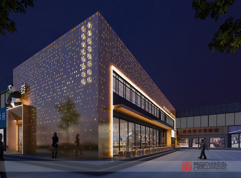 鄭州餐飲設計,餐飲入口設計