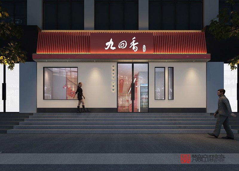 餐廳門頭設計,餐廳外觀設計