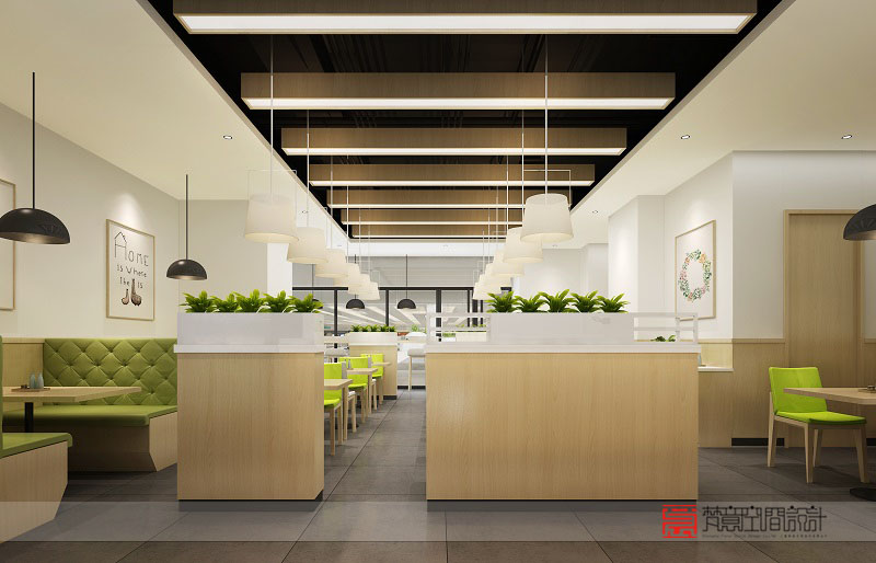 鄭州快餐店設計,鄭州快餐店裝修,鄭州餐廳設計公司