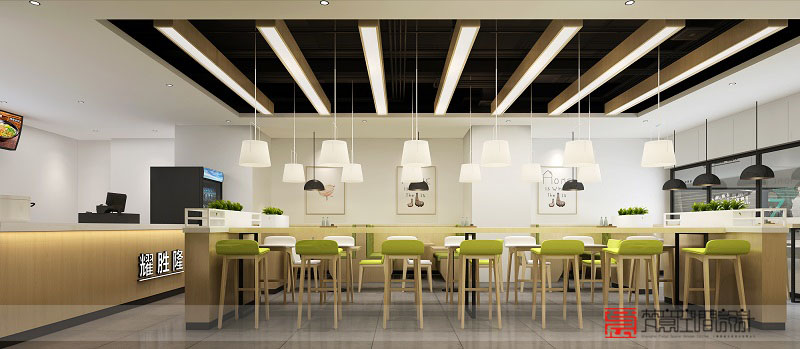 鄭州快餐店設計,鄭州快餐店裝修,鄭州餐廳設計公司